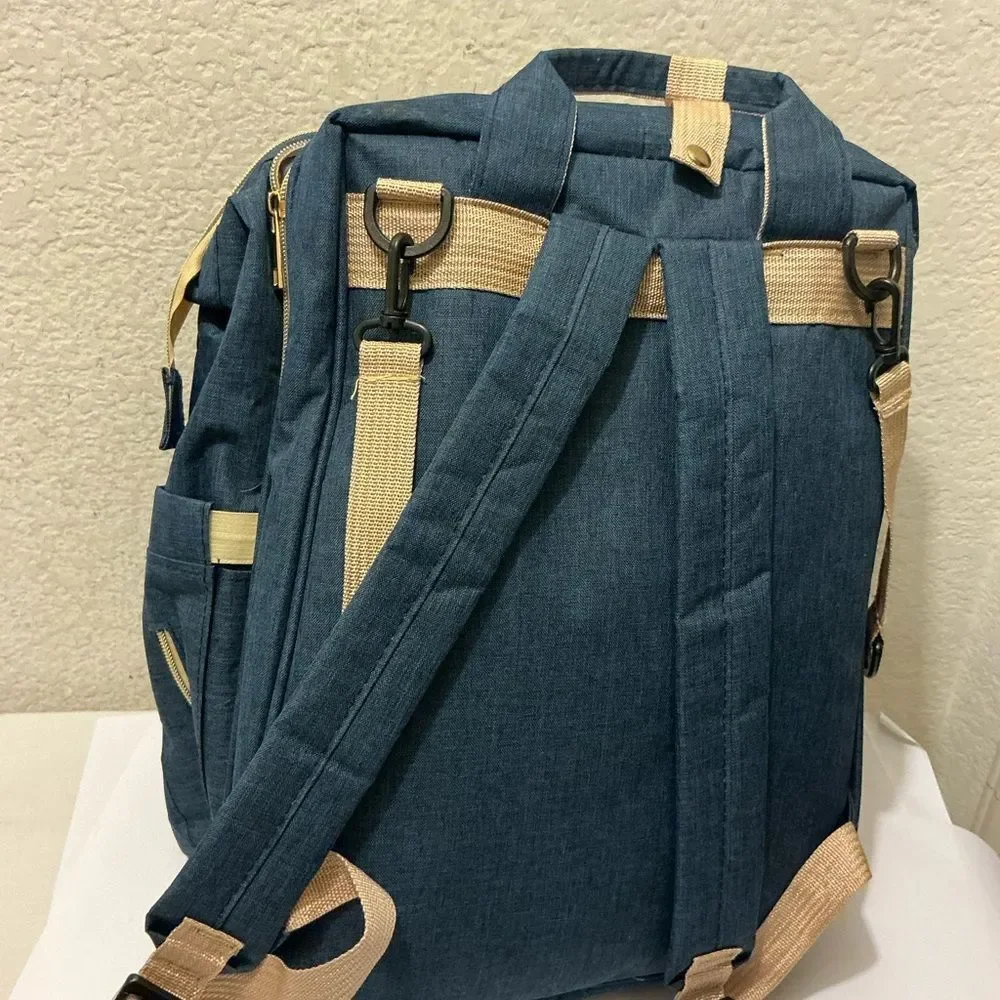 Baby Waterproof Diaper Bag & Travel Backpack W/Maternity Changing Pad